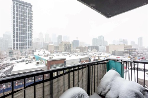 5F-515 17 Avenue Sw, Calgary, AB - Outdoor With Balcony