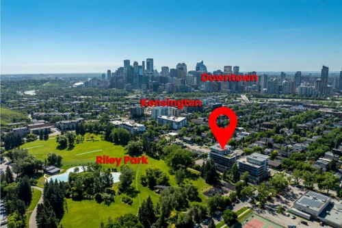 1503-1234 5 Avenue Nw, Calgary, AB - Outdoor With View