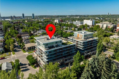 1503-1234 5 Avenue Nw, Calgary, AB - Outdoor With View