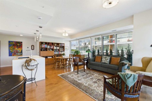 1503-1234 5 Avenue Nw, Calgary, AB - Indoor Photo Showing Living Room