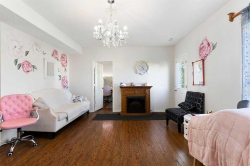 151 Bow Ridge Crescent, Cochrane, AB - Indoor With Fireplace