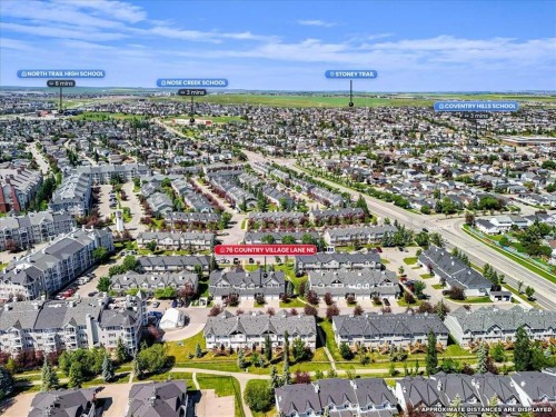 76 Country Village Lane Ne, Calgary, AB - Outdoor With View
