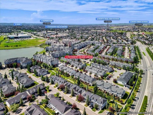 76 Country Village Lane Ne, Calgary, AB - Outdoor With View