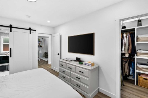 9512 Academy Drive Se, Calgary, AB - Indoor Photo Showing Bedroom
