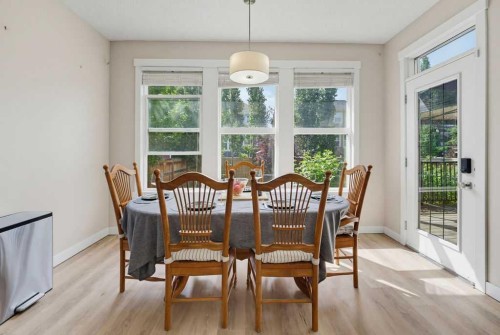 145 Sunset Manor, Cochrane, AB - Indoor Photo Showing Dining Room