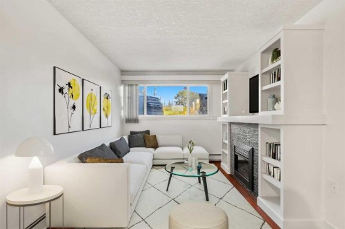 14-2906 17 Avenue Sw, Calgary, AB - Indoor With Fireplace