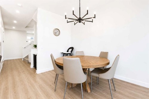 267 Belmont Heath Sw, Calgary, AB - Indoor Photo Showing Dining Room