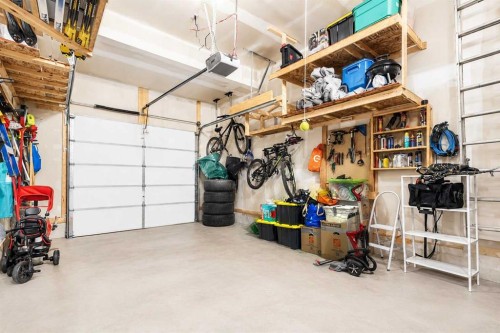 267 Belmont Heath Sw, Calgary, AB - Indoor Photo Showing Garage