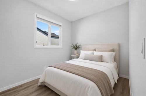 128 Setonstone Manor Se, Calgary, AB - Indoor Photo Showing Bedroom