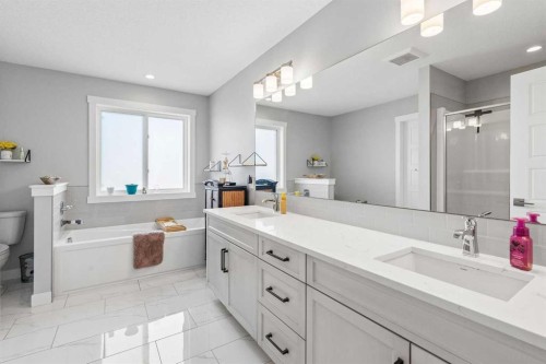 7 Bishop Circle, Carstairs, AB - Indoor Photo Showing Bathroom