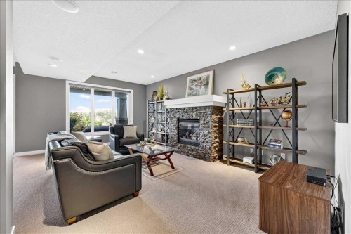 146 Valley Pointe Way Nw, Calgary, AB - Indoor With Fireplace