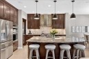 146 Valley Pointe Way Nw, Calgary, AB  - Indoor Photo Showing Kitchen With Stainless Steel Kitchen With Upgraded Kitchen 