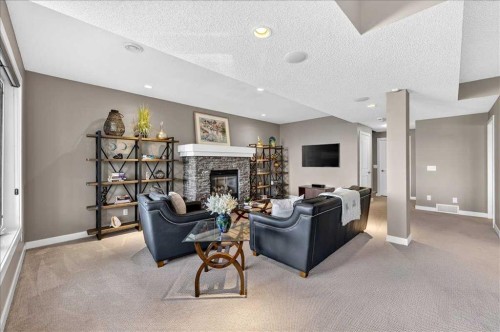146 Valley Pointe Way Nw, Calgary, AB - Indoor With Fireplace