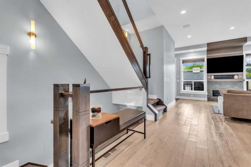 2417 25 Avenue Nw, Calgary, AB - Indoor With Fireplace