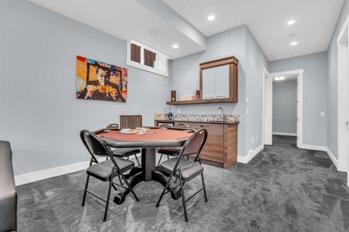 2417 25 Avenue Nw, Calgary, AB - Indoor Photo Showing Dining Room