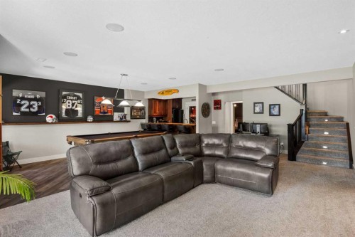 469 Rainbow Falls Way, Chestermere, AB - Indoor Photo Showing Living Room
