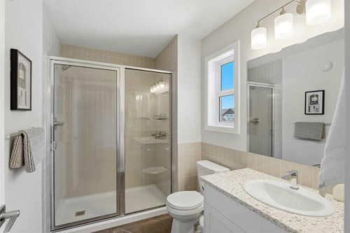 591 Lawthorn Way Se, Airdrie, AB - Indoor Photo Showing Bathroom