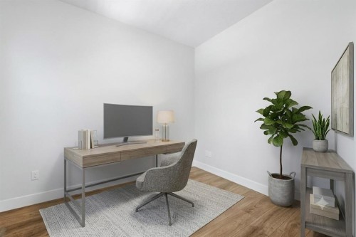129 Kingsbury Close Se, Airdrie, AB - Indoor Photo Showing Office