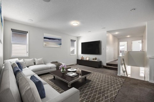 31 Chaparral Valley Way Se, Calgary, AB - Indoor Photo Showing Living Room