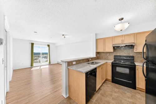 9205-70 Panamount Drive Nw, Calgary, AB - Indoor Photo Showing Kitchen With Double Sink