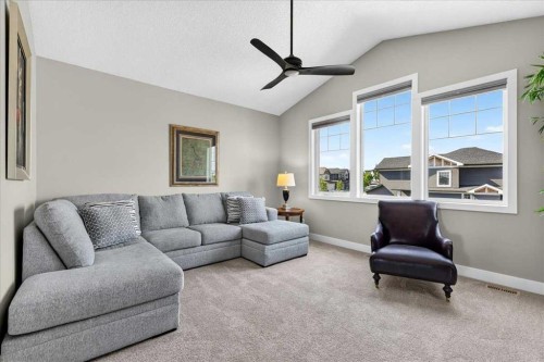 69 Cimarron Springs Circle, Okotoks, AB - Indoor Photo Showing Living Room