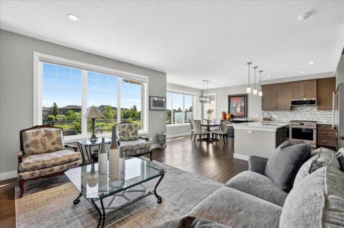 69 Cimarron Springs Circle, Okotoks, AB - Indoor Photo Showing Living Room