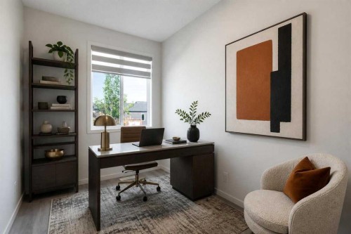 112 Lucas Street Nw, Calgary, AB - Indoor Photo Showing Office