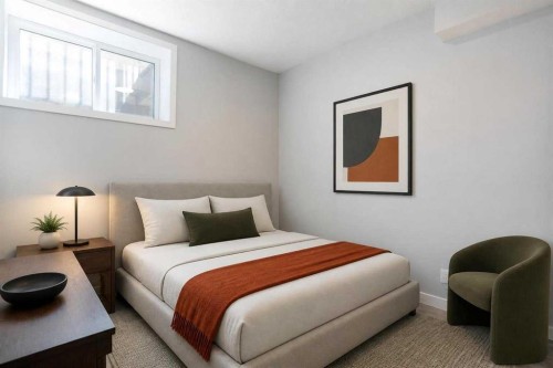 112 Lucas Street Nw, Calgary, AB - Indoor Photo Showing Bedroom