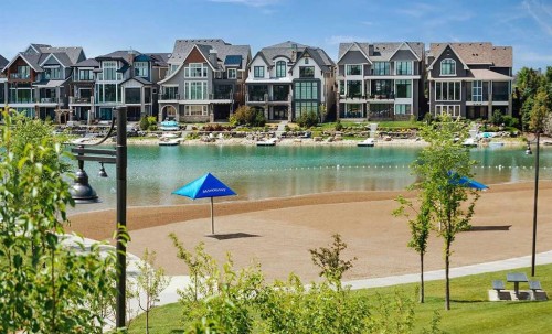 31 Magnolia Grove Se, Calgary, AB - Outdoor With Body Of Water