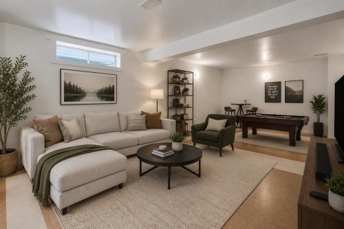66 Arbour Wood Mews Nw, Calgary, AB - Indoor Photo Showing Living Room
