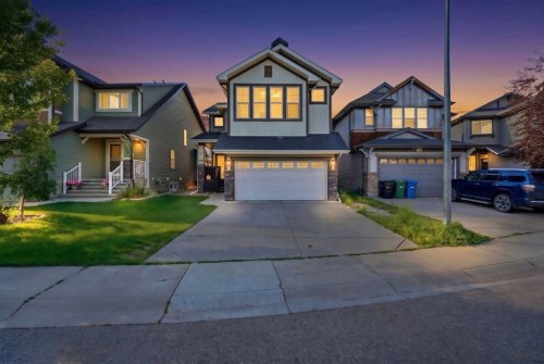 130 Auburn Glen Circle Se, Calgary, AB - Outdoor With Deck Patio Veranda With Facade