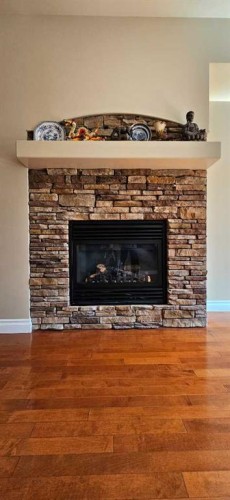 305-30 Discovery Ridge Close Sw, Calgary, AB - Indoor Photo Showing Living Room With Fireplace