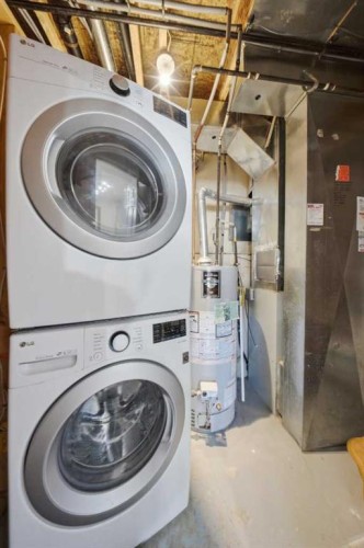 33 Martin Crossing Green Ne, Calgary, AB - Indoor Photo Showing Laundry Room
