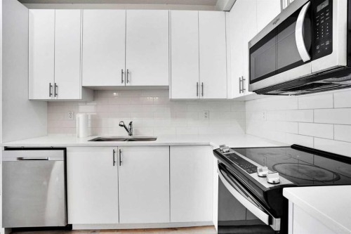 5216-15 Sage Meadows Landing Nw, Calgary, AB - Indoor Photo Showing Kitchen With Double Sink