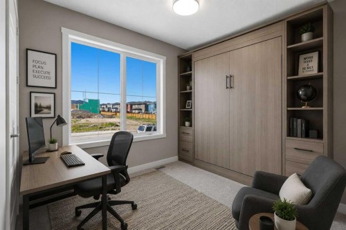 231 Waterford Heights, Chestermere, AB - Indoor Photo Showing Office