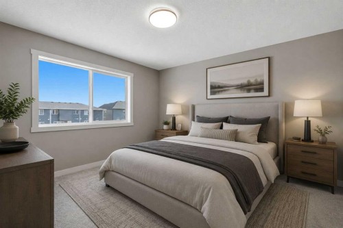 231 Waterford Heights, Chestermere, AB - Indoor Photo Showing Bedroom