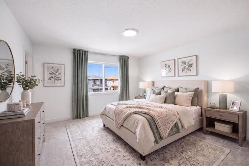 348 Cornerbrook Drive Ne, Calgary, AB - Indoor Photo Showing Bedroom