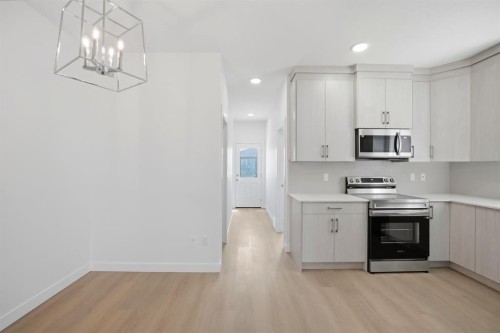 348 Cornerbrook Drive Ne, Calgary, AB - Indoor Photo Showing Kitchen With Upgraded Kitchen
