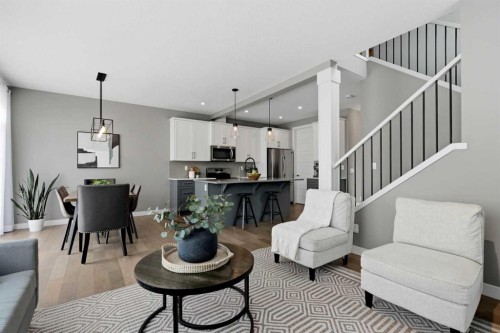 201 Marina Key, Chestermere, AB - Indoor Photo Showing Living Room