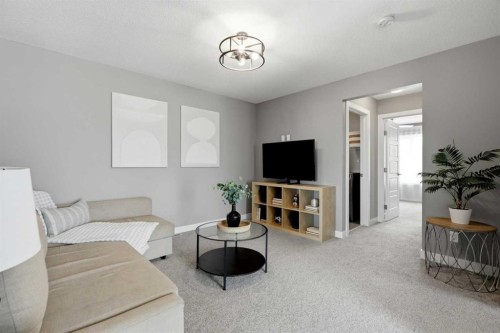 201 Marina Key, Chestermere, AB - Indoor Photo Showing Living Room