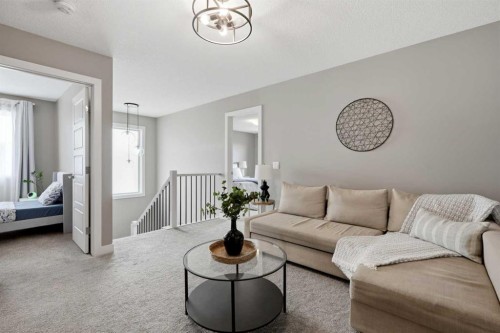 201 Marina Key, Chestermere, AB - Indoor Photo Showing Living Room