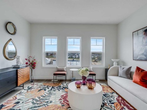 6106-200 Southridge Drive, Okotoks, AB - Indoor Photo Showing Living Room