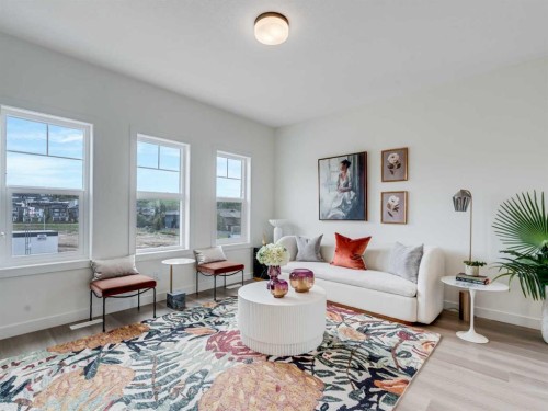 6106-200 Southridge Drive, Okotoks, AB - Indoor Photo Showing Living Room
