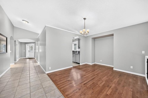 142 Strathmore Lakes Place, Strathmore, AB - Indoor Photo Showing Other Room With Fireplace