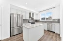 41 Corner Glen Row Ne, Calgary, AB  - Indoor Photo Showing Kitchen With Upgraded Kitchen 