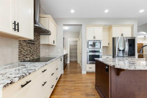 16 Auburn Sound Crescent Se, Calgary, AB - Indoor Photo Showing Kitchen With Upgraded Kitchen