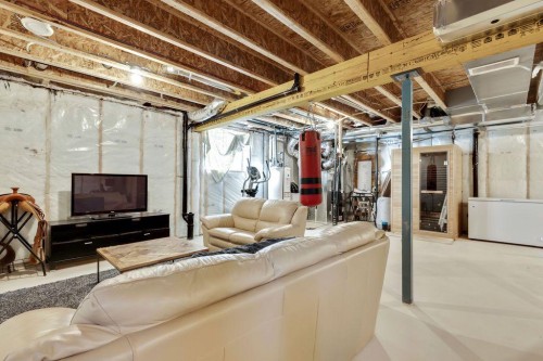 1714 Montgomery Gate Se, High River, AB - Indoor Photo Showing Basement