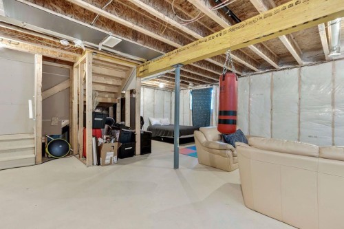 1714 Montgomery Gate Se, High River, AB - Indoor Photo Showing Basement