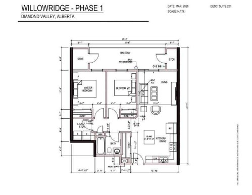 201-101 Willowridge Drive, Diamond Valley, AB 