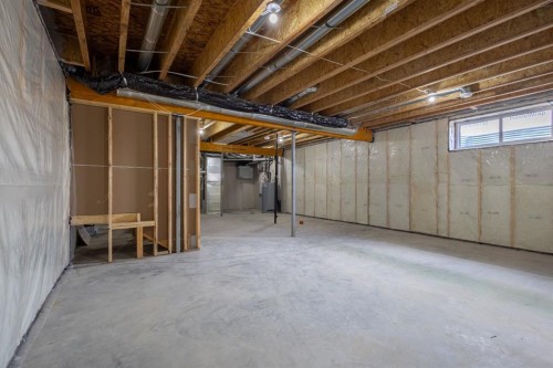 53 Versant Point Sw, Calgary, AB - Indoor Photo Showing Basement